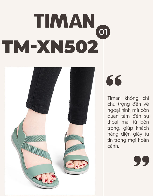 Giày sandal nữ TM-XN502 chất lượng cao cấp