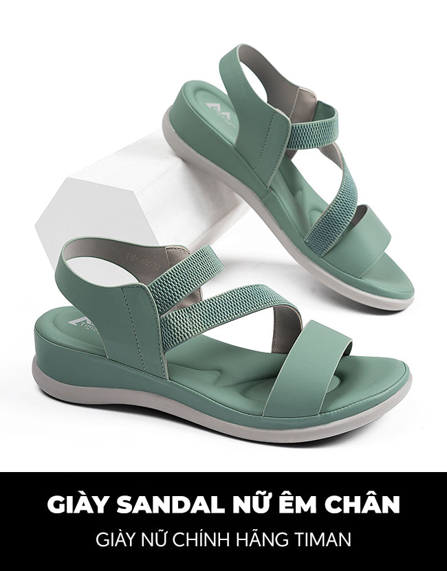 Giày sandal nữ TM-XN502 thiết kế chính hãng TIMAN