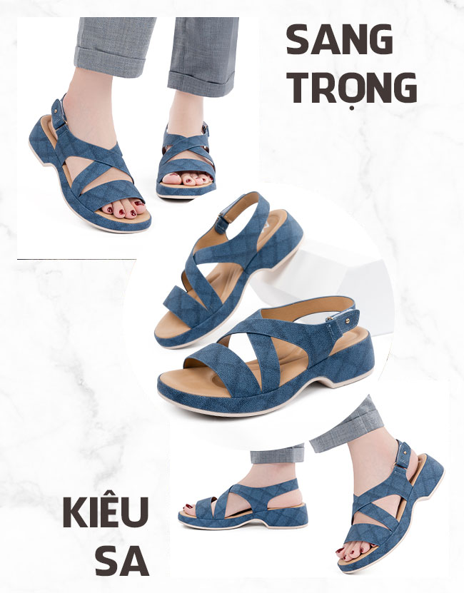 Giày sandal nữ TM-XN503 thiết kế kiêu sa sang trọng