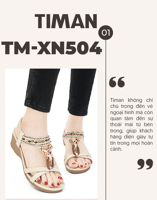 Giày sandal nữ TM-XN504 chất lượng cao cấp