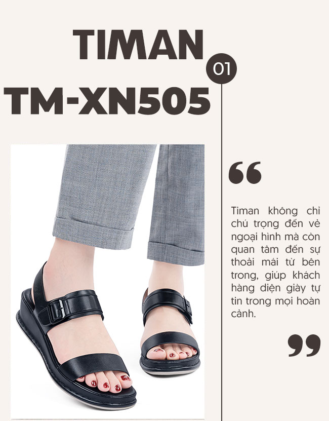 Giày sandal nữ TM-XNX505 chất lượng cao cấp