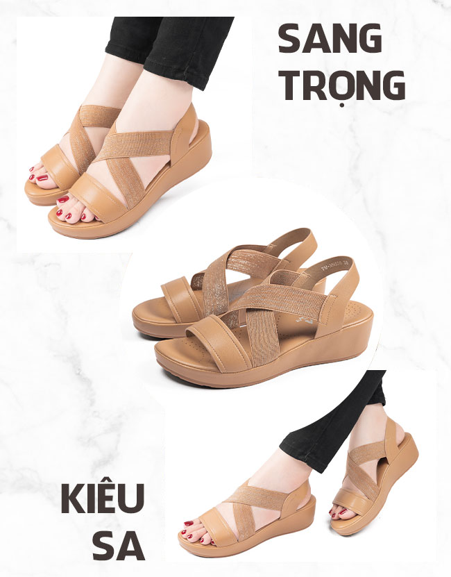 Giày sandal nữ TM-XN506 thiết kế kiêu sa sang trọng