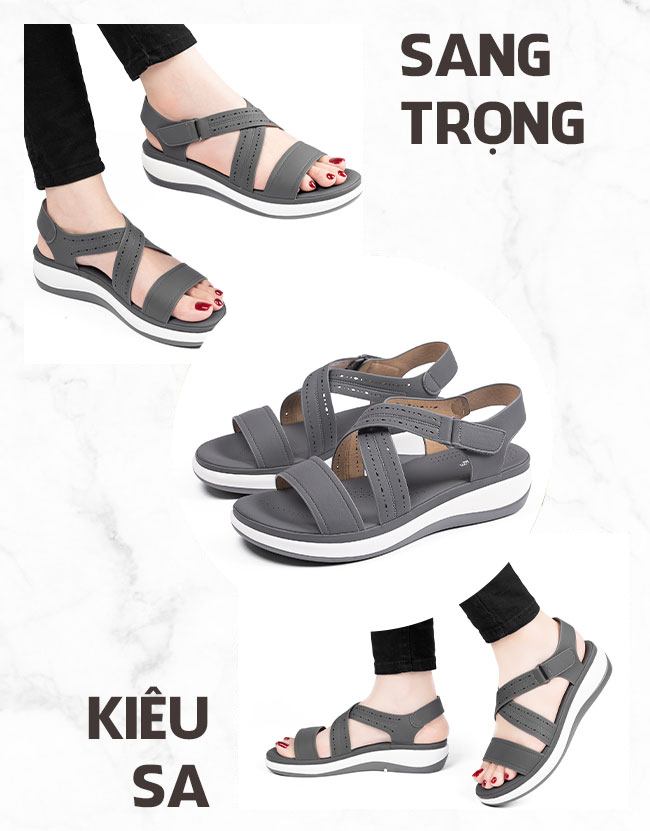 Giày sandal nữ TM-XN507 thiết kế kiêu sa sang trọng