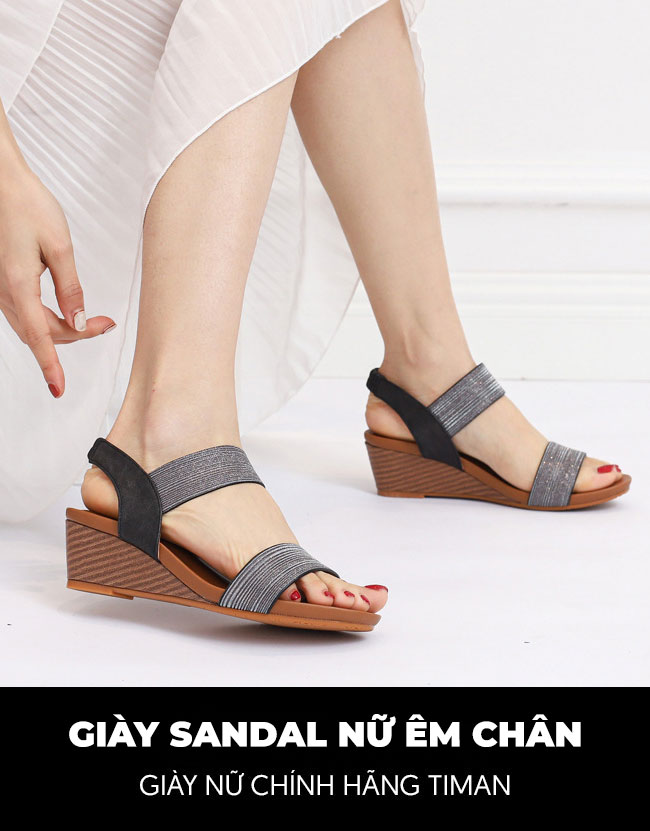 Giày sandal nữ TM-XN514 thiết kế chính hãng TIMAN