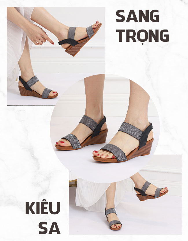 Giày sandal nữ TM-XN514 thiết kế kiêu sa sang trọng