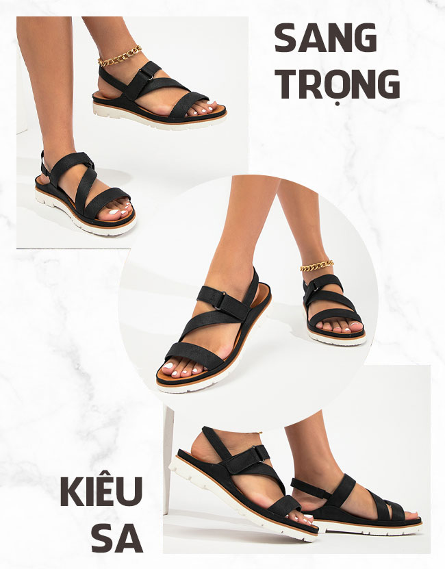 Giày sandal nữ TM-XN517 thiết kế kiêu sa sang trọng