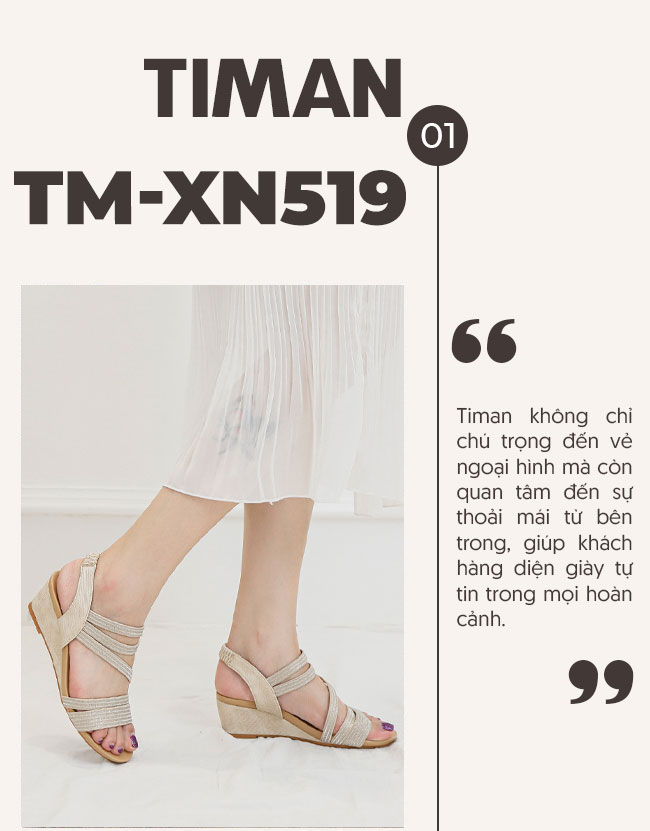 Giày sandal nữ TM-XN519 chất lượng cao cấp