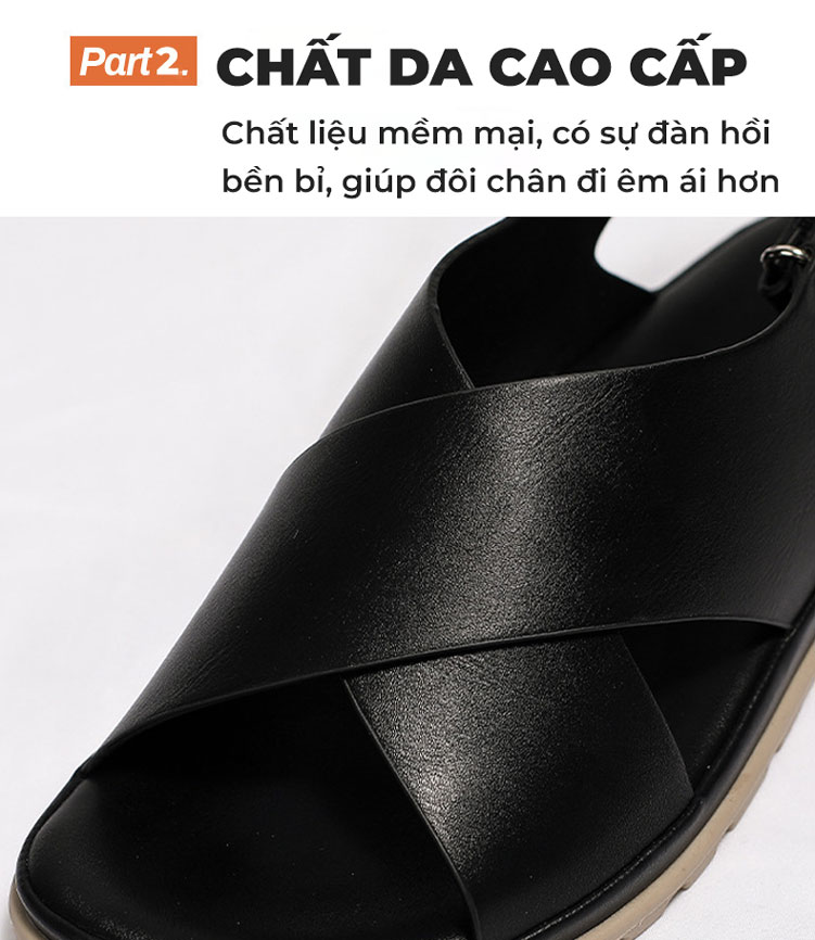 Giày sandal nữ TM-XN521 chất da cao cấp