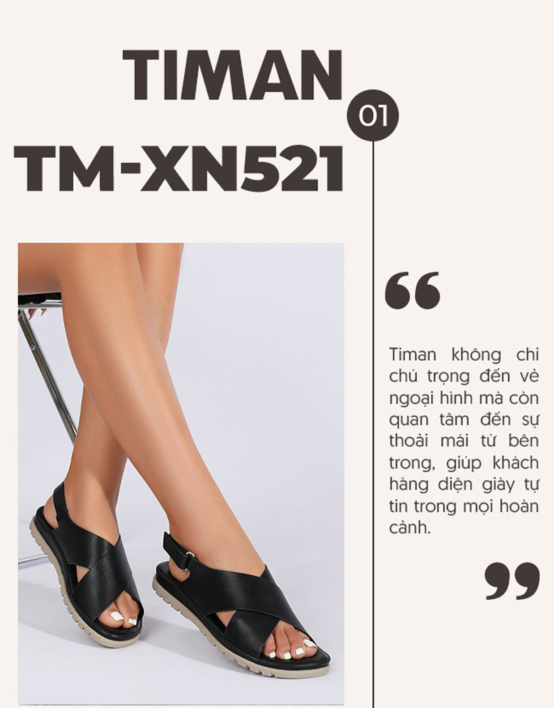 Giày sandal nữ TM-XN521 chất lượng cao cấp