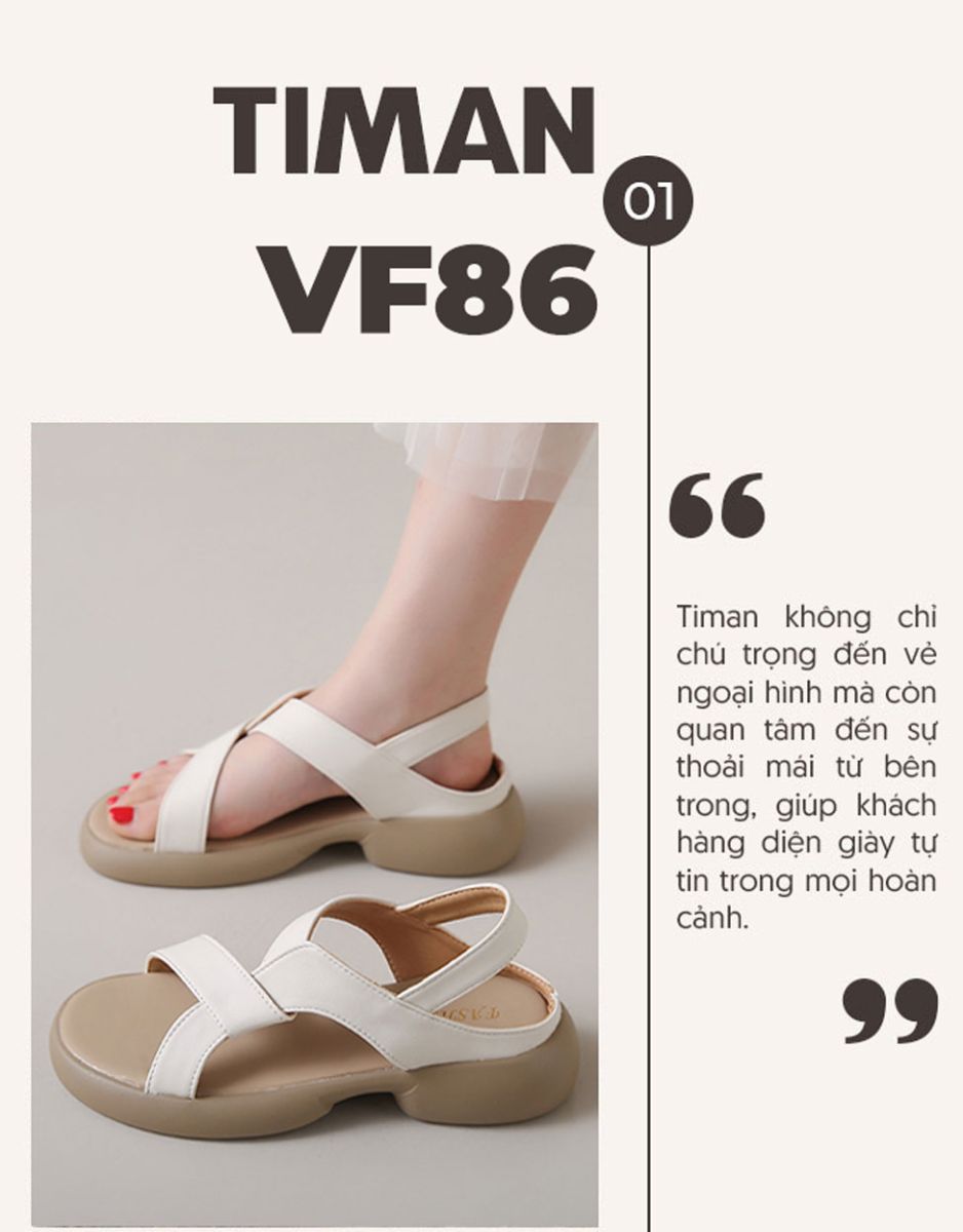 Giày sandal nữ VF86 chất lượng cao cấp