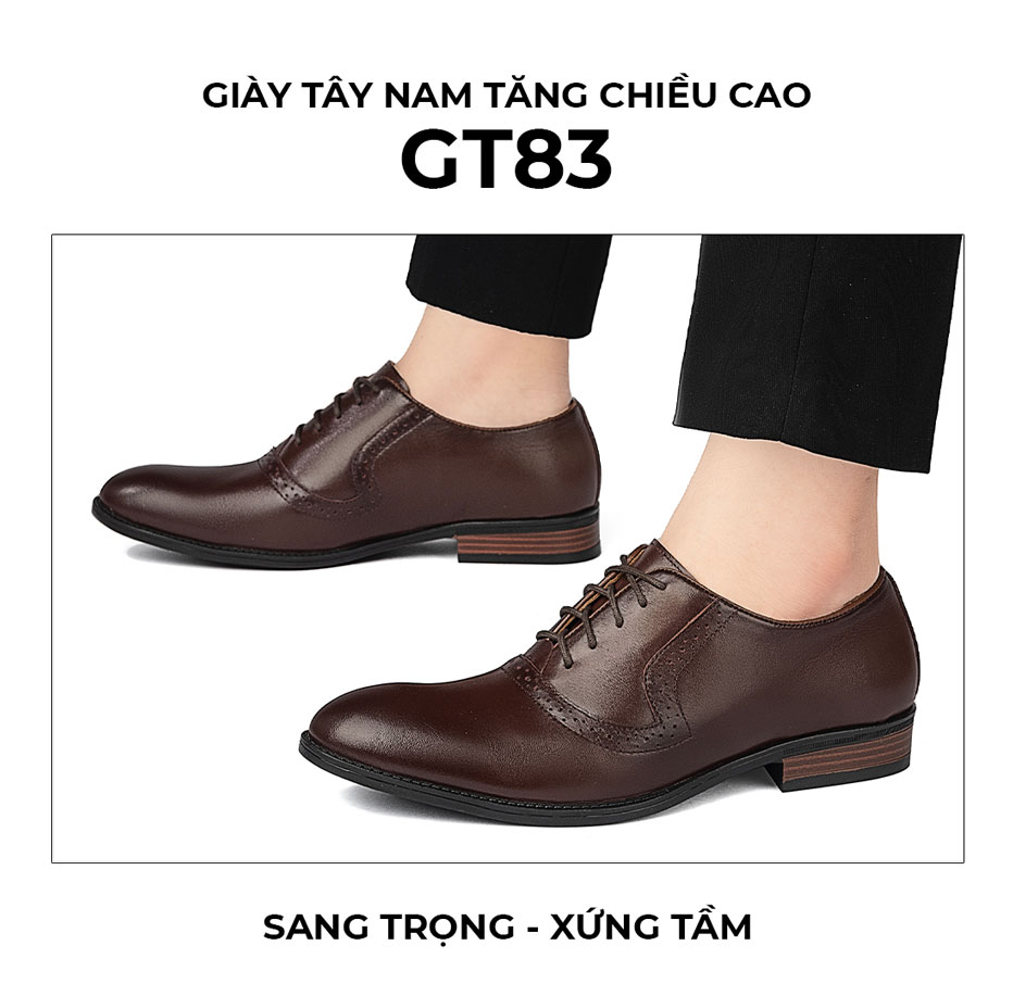 Giày oxford nam GT83 thiết kế lịch lãm