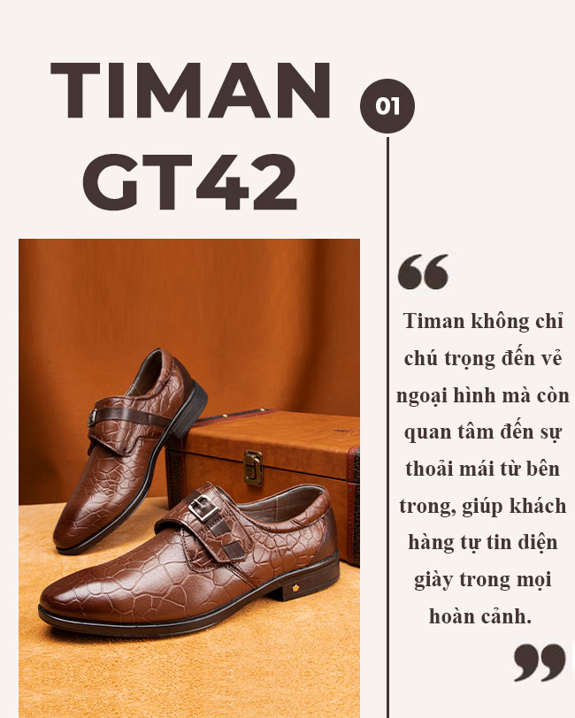 Giày lười tây nam GT42 thiết kế độc quyền