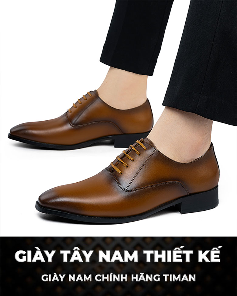 Giày tây nam GT90 thiết kế chính hãng TIMAN