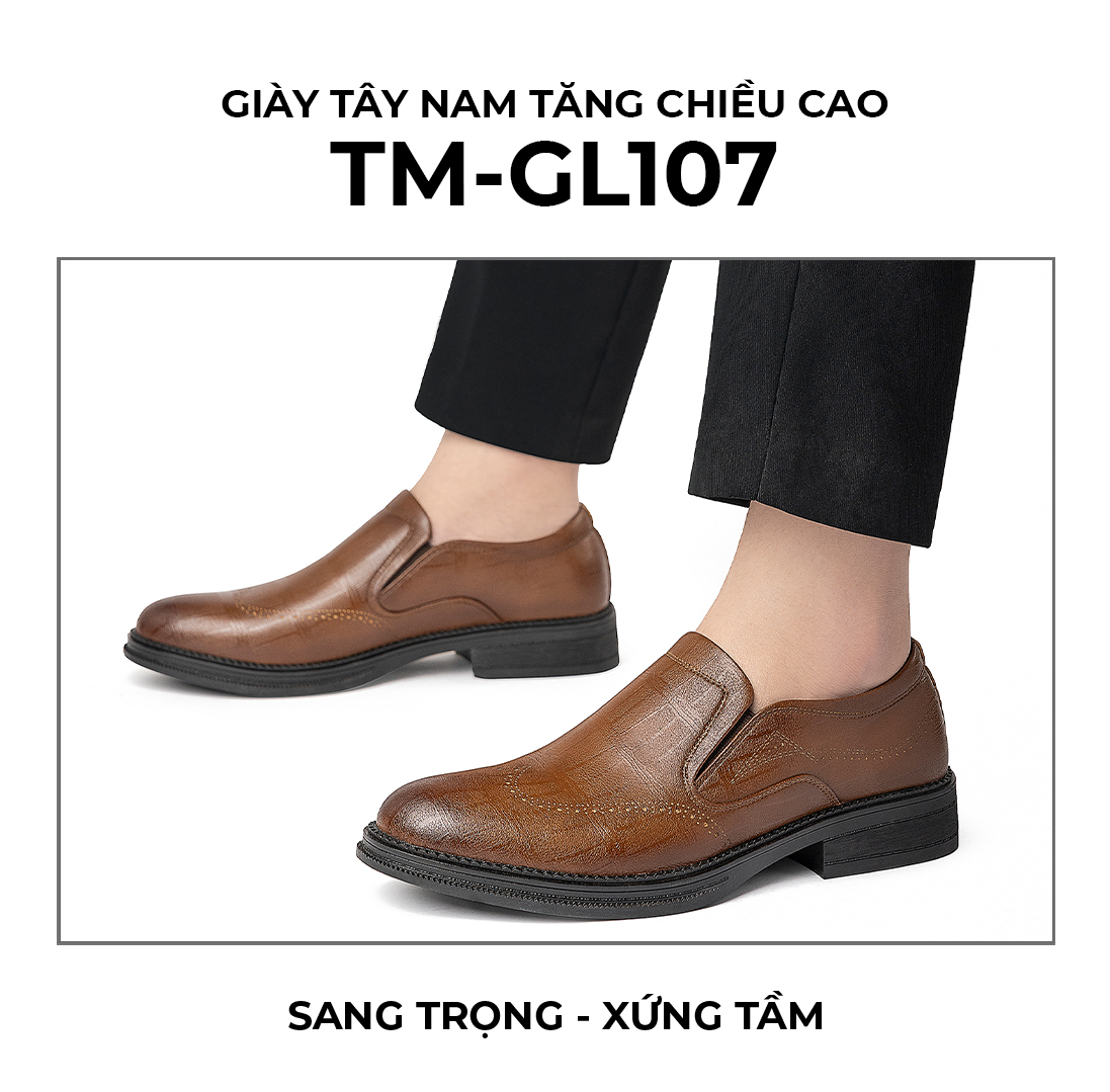 Giày tây nam TM-GL107 tăng chiều cao sang trọng