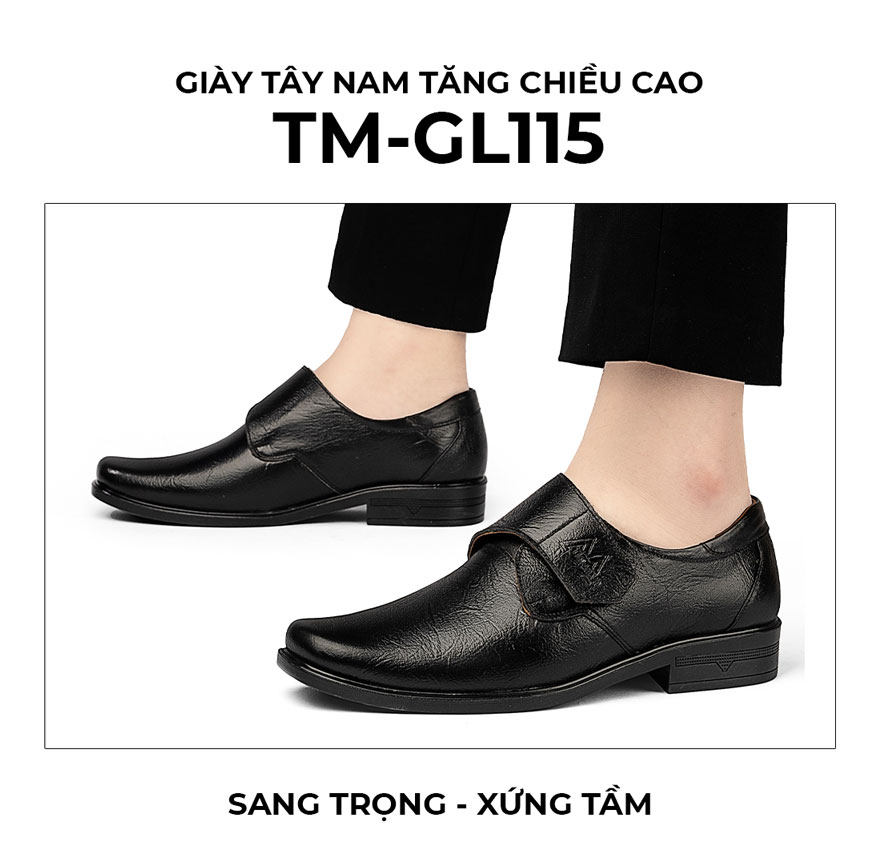 Giày tây nam TM-GL115 phom dáng sang trọng