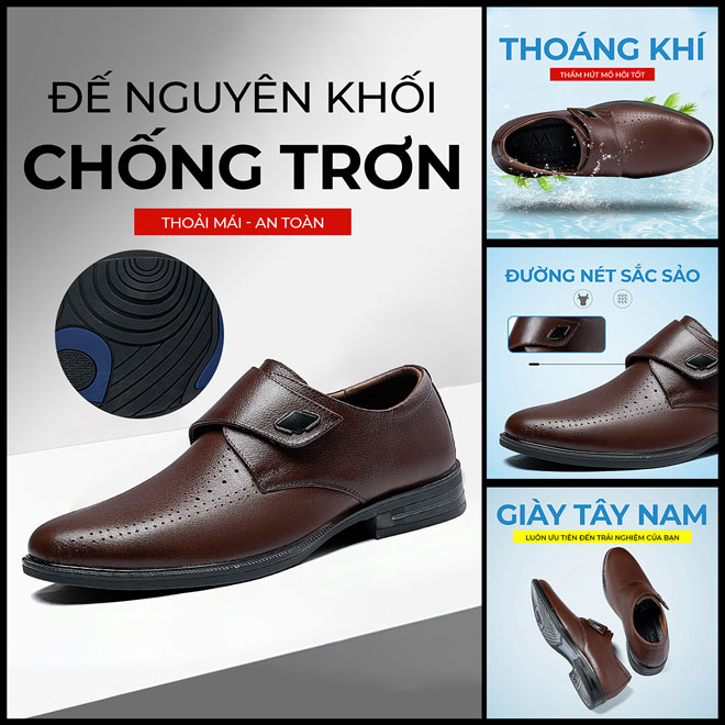 Giày tây nam TM-GL128 sự lựa chọn hoàn hảo