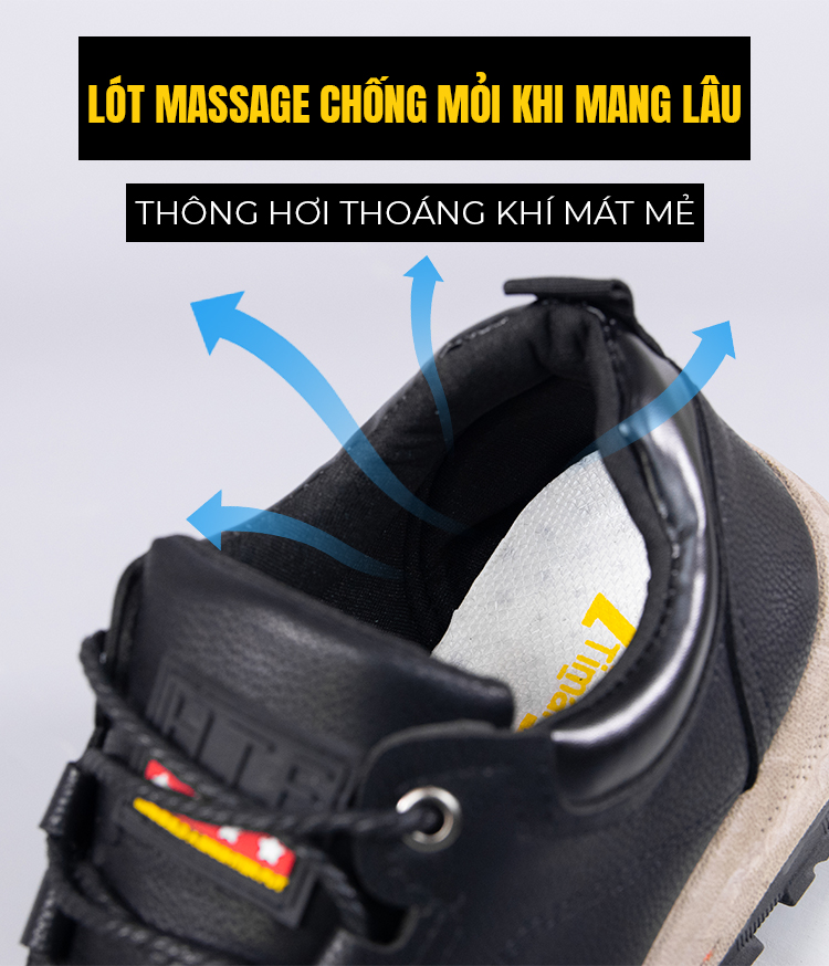 Giày thể thao nam TA07 lót massage chống mỏi