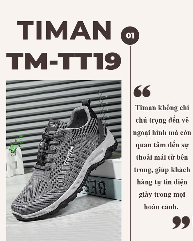 Giày thể thao nam TM-TT19 sự lựa chọn hoàn hảo