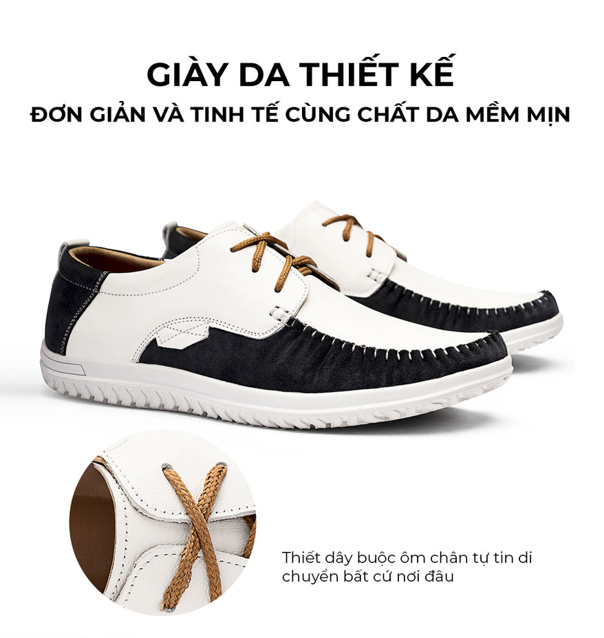 Giày buộc dây nam CA52 thiết kế thời trang và bền bỉ