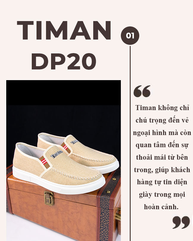Giày vải nam DP20 sự lựa chọn hoàn hảo