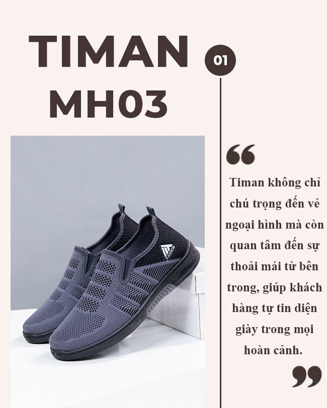 Giày vải nam MH03 sự lựa chọn hoàn hảo