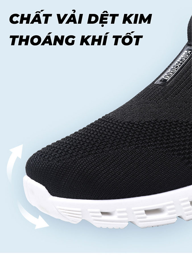 Giày vải nam TM-GV07 chất vải cao cấp thoáng khí cực tốt