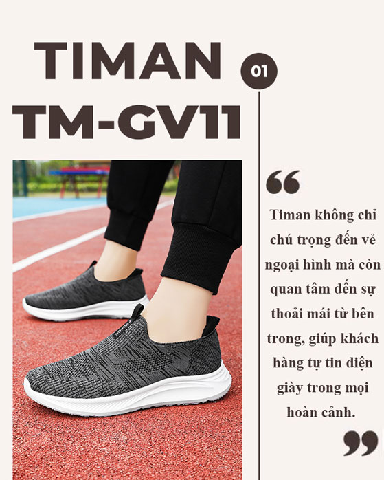 Giày vải nam TM-GV11 thiết kế chất lượng