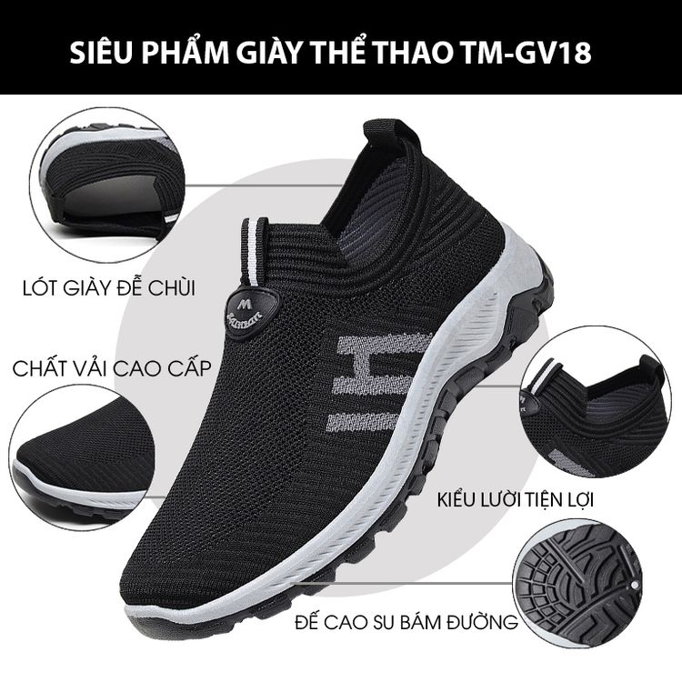 Giày vải nam TM-GV18 đặc tính sản phẩm