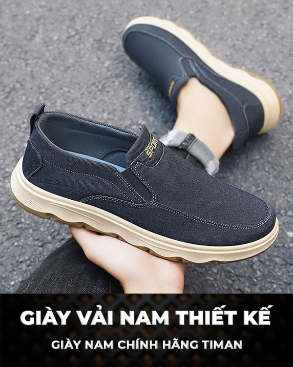 Giày vải nam TM-GV23 thiết kế chính hãng TIMAN