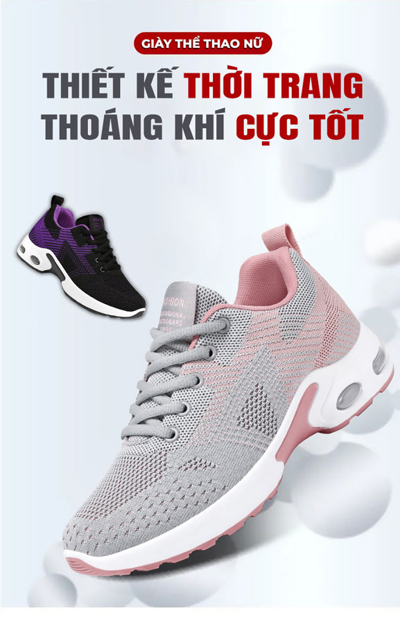 Giày thể thao nữ TM-SZ111 thiết kế 2 màu sang trọng