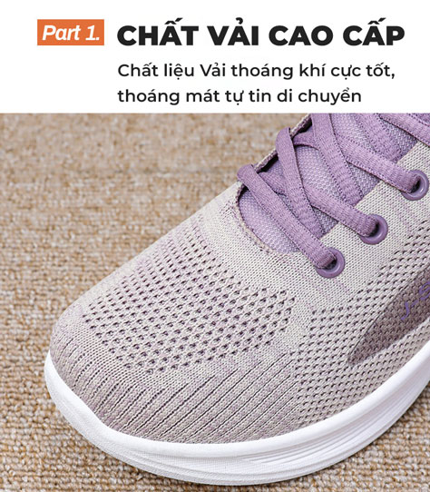 Giày thể thao nữ TM-SZ113 chất vải cao cấp thoáng khí tốt