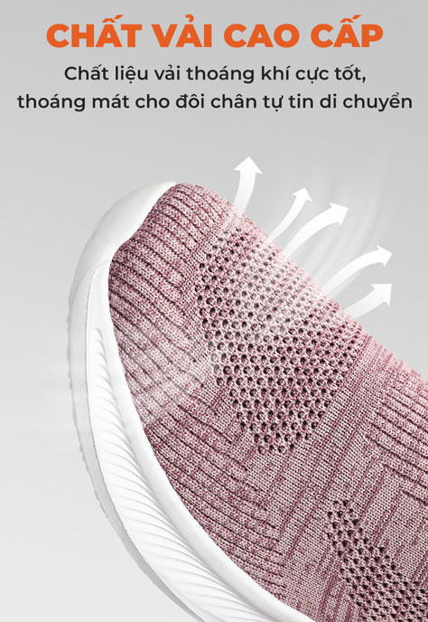 Giày thể thao nữ TM-SZ117 chất vải cao cấp và thoáng khí tốt