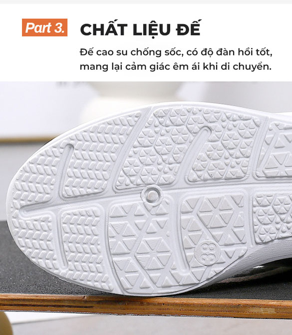 Giày thể thao nữu TM-SZ118 đế chống trơn trượt tốt