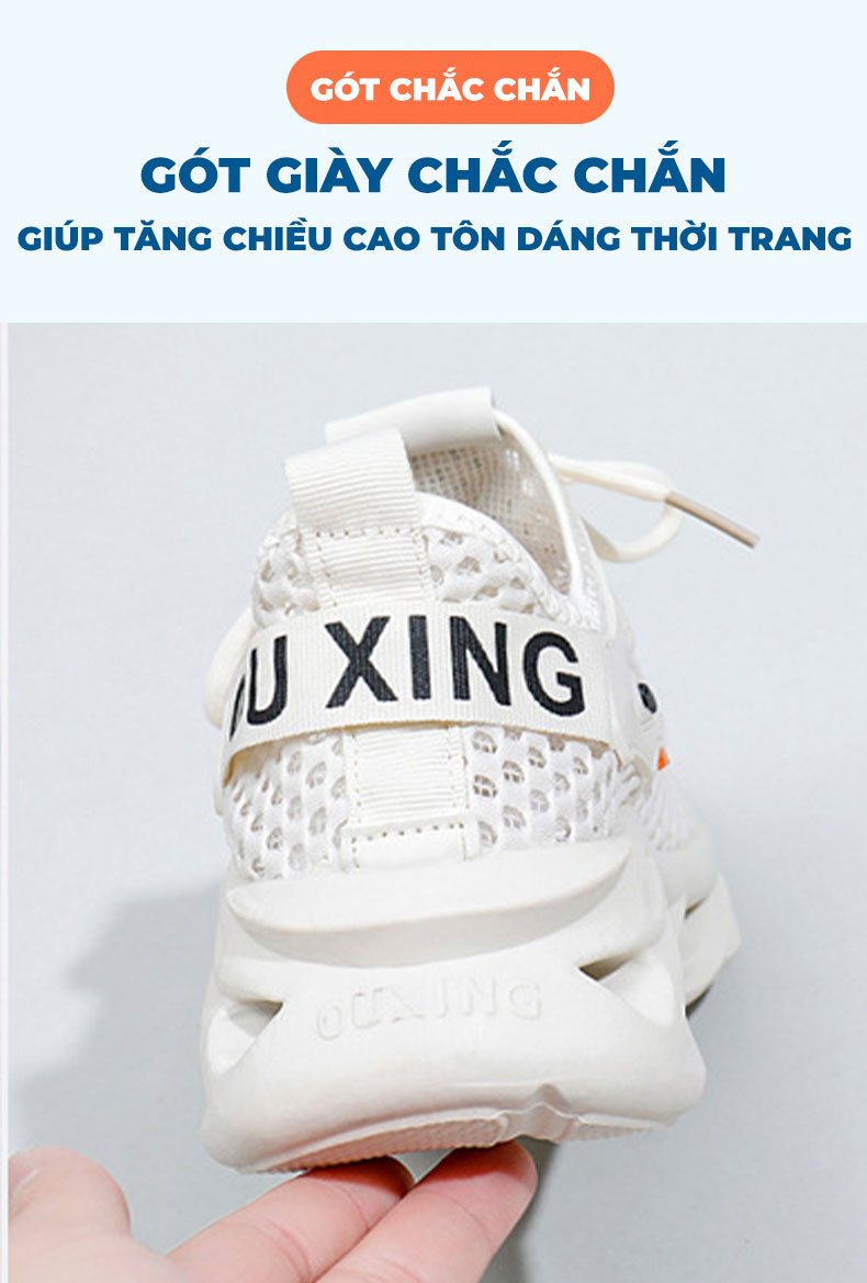 Giày thể thao nữ TM-SZ123 gót chắc chắn và tăng chiều cao tôn dáng