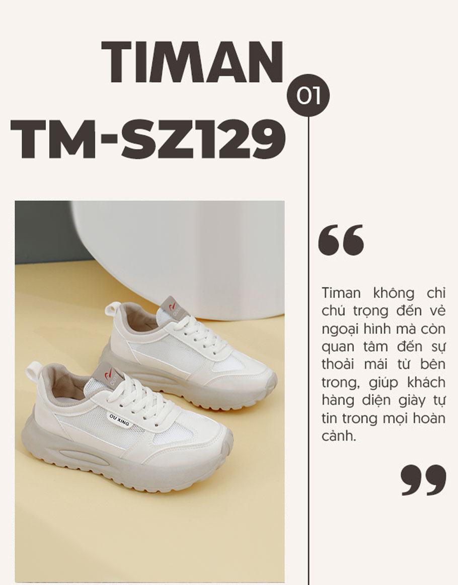 Giày thể thao nữ TM-SZ129 chất lượng cao cấp