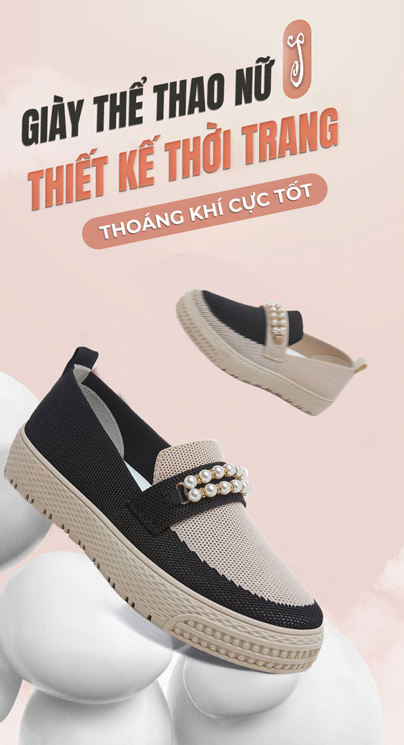 Giày vải nữ TM-SZ114 thiết kế trẻ trung sang trọng