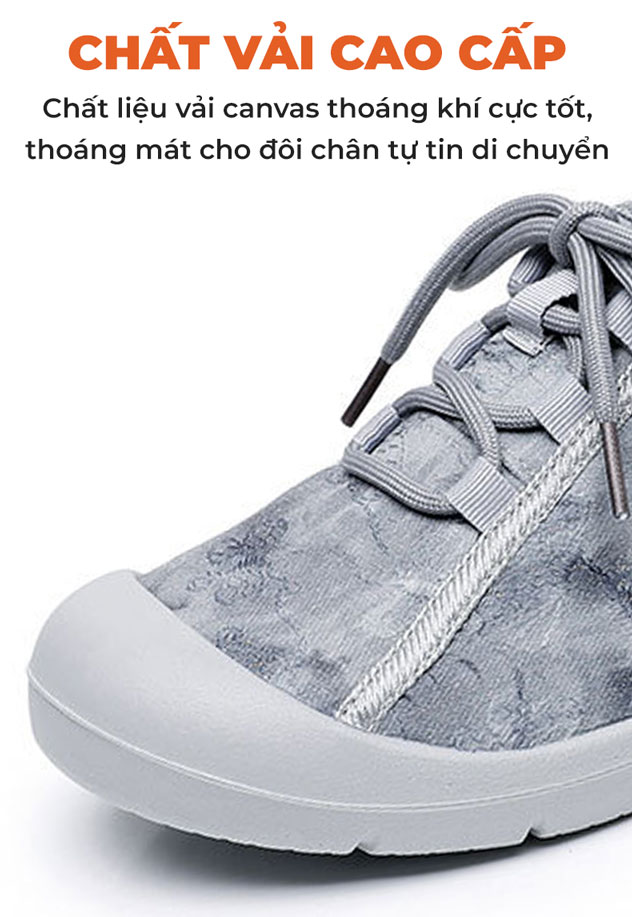 Giày vải nữ TM-ZD11 chất vải cao cấp thoáng khí tốt