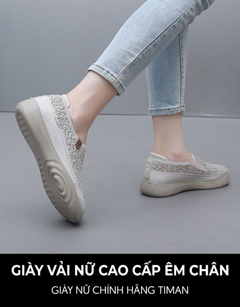 Giày vải nữ TM-ZD15 thiết kế chính hãng TIMAN