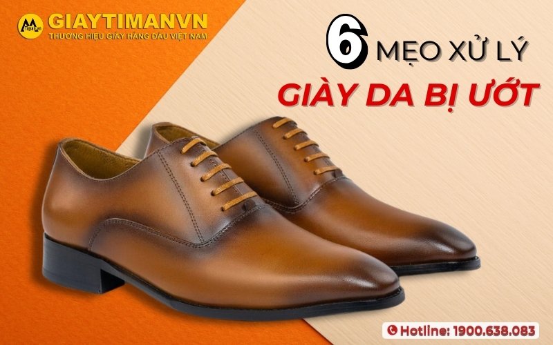 Cách Làm Khô Giày Da Bị Ướt Tại Nhà Đơn Giản Mà Không Hư Hại Giày