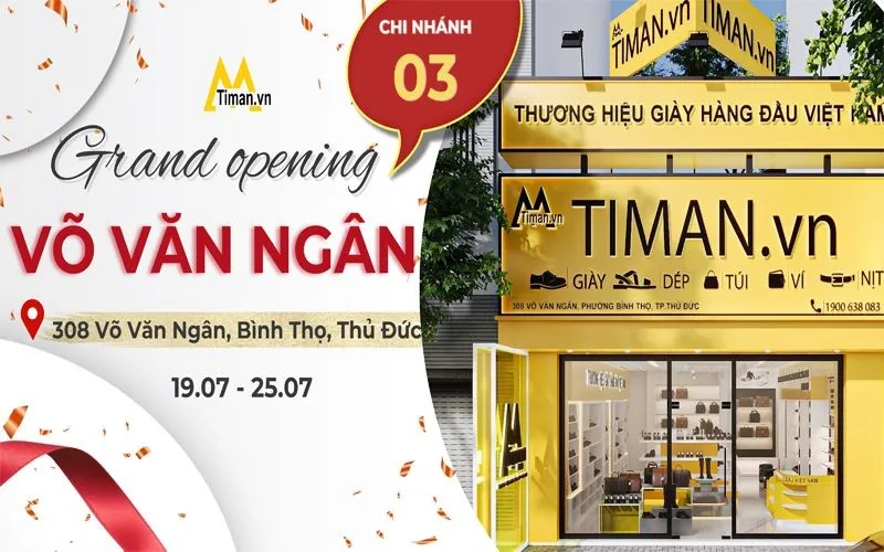 Tưng Bừng Khai Trương Cửa Hàng Timan Tại Võ Văn Ngân