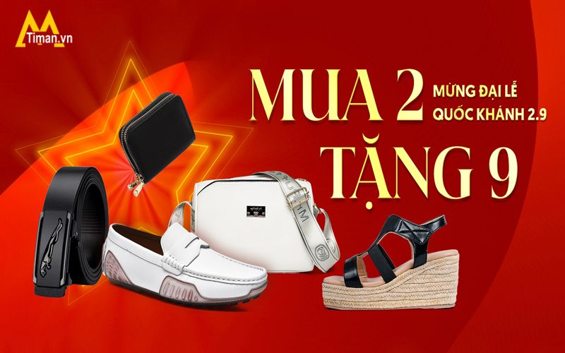 Mừng Quốc Khánh 2/9 Với Deal Mua 2 Tặng 9 Cực Hot