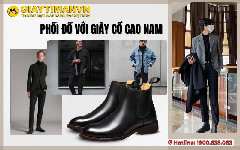 Cách Phối Đồ Với Giày Cổ Cao Nam Không Bao Giờ Lỗi Mốt Hướng Dẫn Phối Đồ Với Giày Cổ Cao Nam Từ A Đến Z