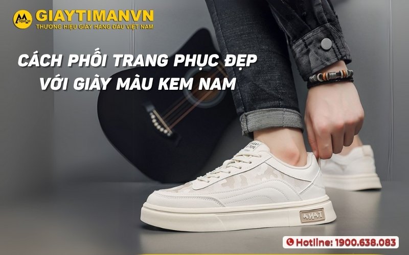 Bí Kíp Phối Đồ Với Giày Màu Kem Nam Đơn Giản Nhưng Cực Kỳ Cuốn Hút