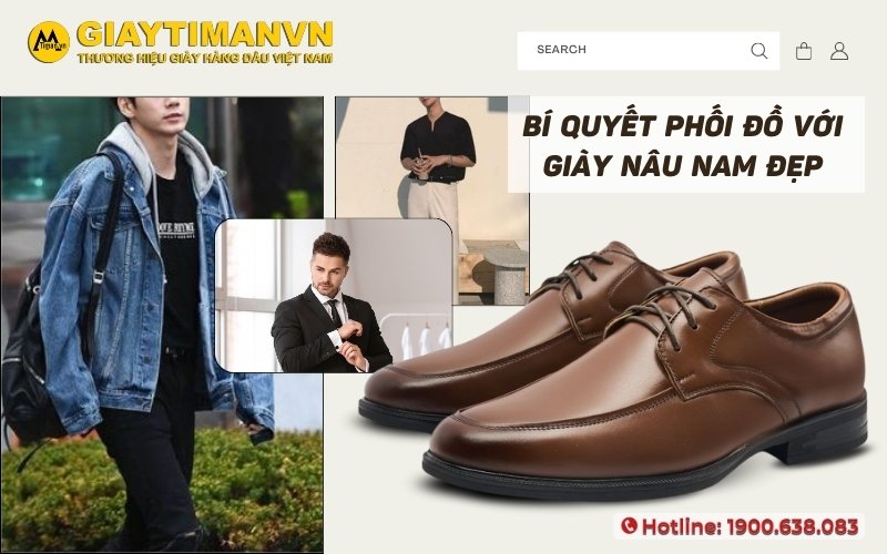 Mẹo Hay Phối Đồ Với Giày Nâu Nam Để Outfit Của Bạn Luôn On Trend