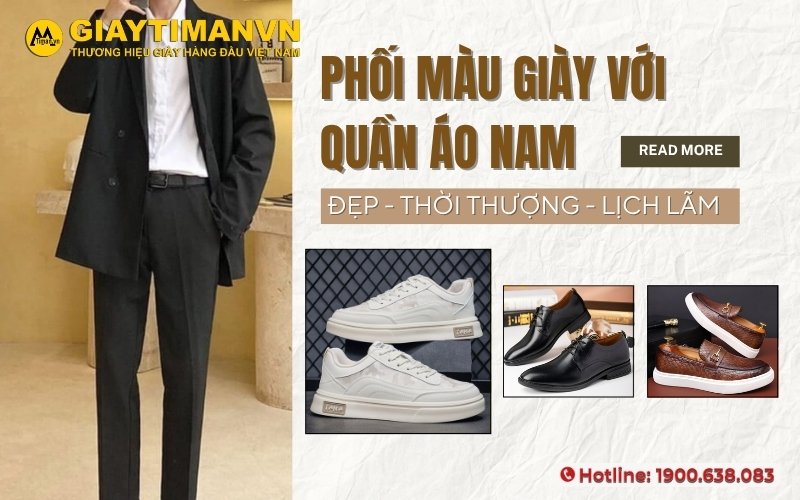 Công thức vàng phối màu giày với quần áo nam lịch lãm Nâng tầm phong cách với cách phối màu giày với quần áo nam