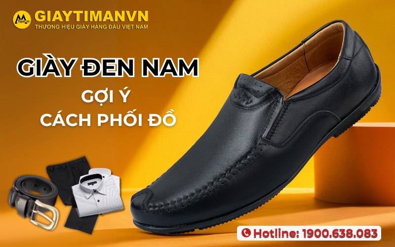 5 Mẹo Phối Đồ Với Giày Đen Nam Sang Trọng Chuẩn Fashion