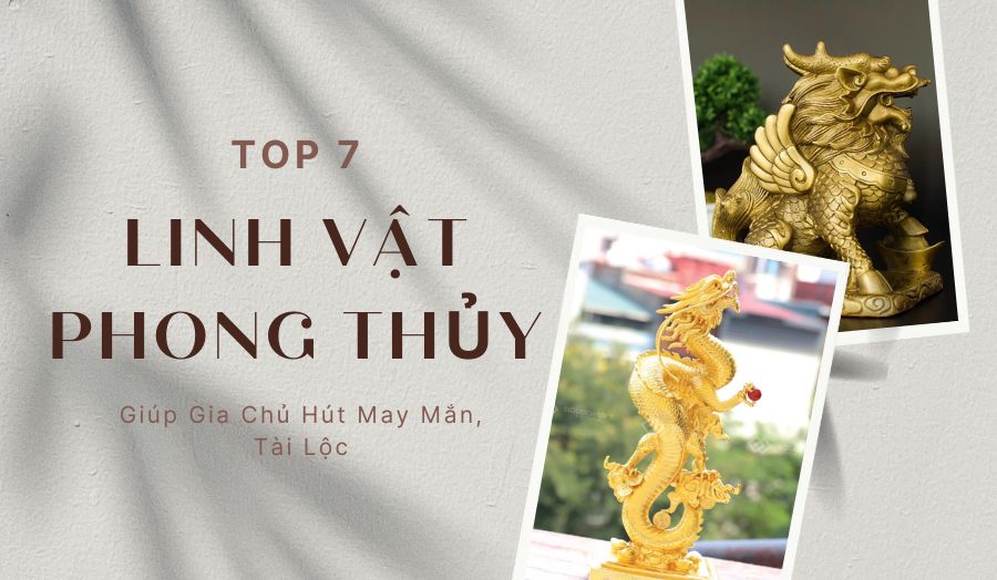 TOP 7 Linh Vật Phong Thủy Giúp Gia Chủ Hút May Mắn, Tài Lộc