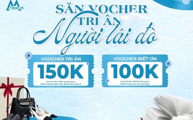 Sale Khủng 20.11: Voucher 150K Dành Tặng Thầy Cô