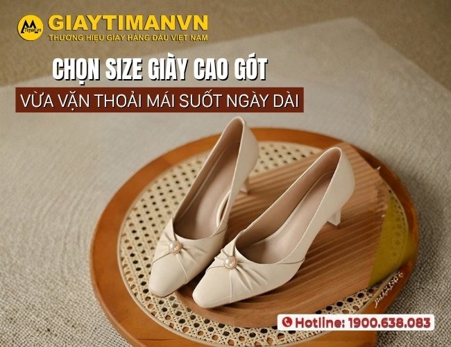 Bảng Size Giày Cao Gót Chuẩn Nhất Giúp Nàng Chọn Đún