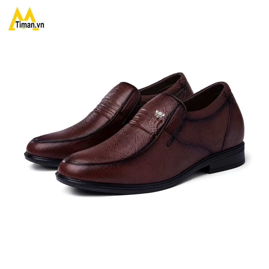 Giày Tây Da Bò Tăng Chiều Cao Nam GT24